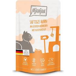 MjAMjAM Wet Cat Food Juicy Chicken with Delicious Carrots 0.125kg