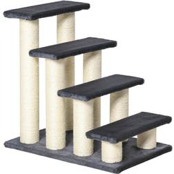 Pawhut Tiertreppe Katzentreppe Hundetreppe 4 Stufen