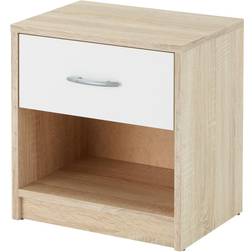 Stella Trading Pepe Oak Sonoma/White Nachttisch 28x39cm