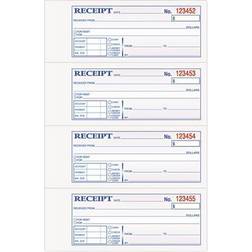 Tops 46806 Money Rent Receipt Books, 7-1/4 Two-Part