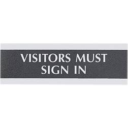 Sign 4763 Century Series Office Sign, 'Visitors Sign