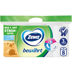 Zewa Toilettenpapier bewährt 3-lagig 8 Rollen
