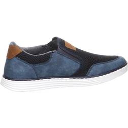 Rieker Sportliche Slipper blau