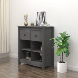 vidaXL Grey 70x35x80 Skjenk