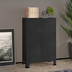 vidaXL Filing with Doors Storage Cabinet