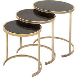 Harper & Willow 9th PikeR Gold Metal Nesting Table