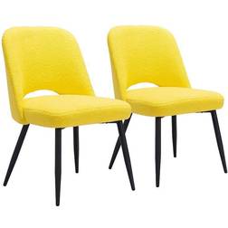 Zuo Modern Teddy Yellow Kitchen Chair 2