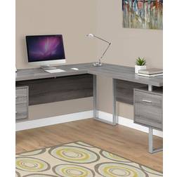 Monarch Specialties L-Shaped Corner Computer Writing Desk