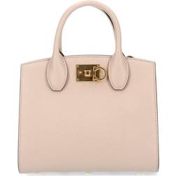 Ferragamo 'Studio Box S' Handbag Cream U