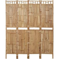 vidaXL 4-Panel Bamboo Romavdeler