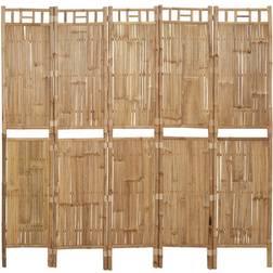 vidaXL 5-Panel Bamboo Romavdeler