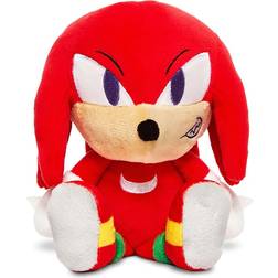 Sonic the Hedgehog 8 Inch Phunny Plush-Knuckles Red/White/Yellow One-Size