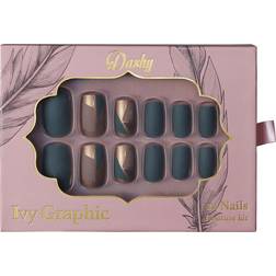 Dashy Ivy Graphic Nails 24 pcs