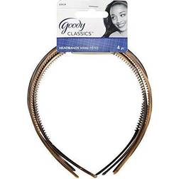 Goody Beauty Skinny Plastic Headbands 4-count