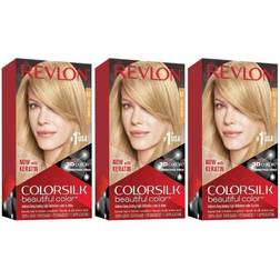 Revlon ColorSilk Beautiful Permanent Hair Color 81 Light Blonde 1 Count