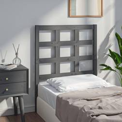 vidaXL grey, 80.5 Pine Bed Sänggavel