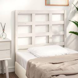 vidaXL white, 95.5 Solid Pine Bed Sänggavel