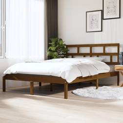 vidaXL Bed Frame Honey Sängram