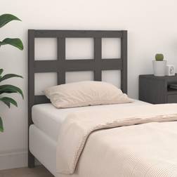 vidaXL grey, 95.5 Pine Bed Honey Sänggavel