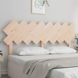 vidaXL brown, 159.5 Pine Bed Sänggavel