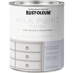 Rust-Oleum Classic Matte Milk Paint Finish- 331049 White