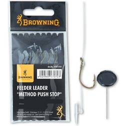 Browning Feeder Leader Method Push Stop Gr.18 10cm 0,16mm 2,2kg