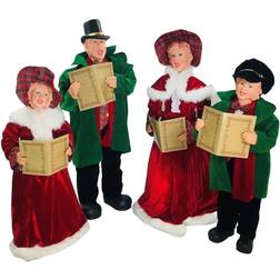 Santa's Workshop Dickens Carolers Set of Four Large 27"-35" 35 Figurine