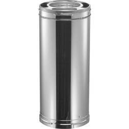 DuraVent DuraPlus 6 in. Chimney Pipe, 12 in. Diameter, Stainless Steel, 6DP-12SS