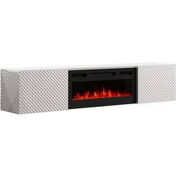 Carbon BL-EF Wall Mounted Electric Fireplace 71 TV Stand