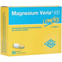 Vitamine + Mineralstoffe, Magnesium Verla 400 complex Kapseln 60 Stk.