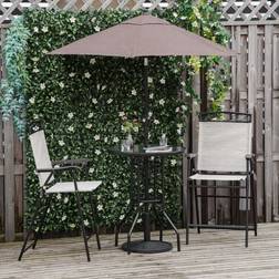 OutSunny 4 Patio Dining Set