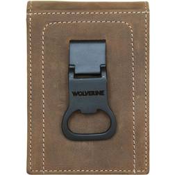 Wolverine Rigger Front Pocket Wallet Brown, Color Material