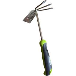 Garden Guru Hand Cultivator Rake Hoe Tiller Tool Ultimate Strength Great Garden Cultivator