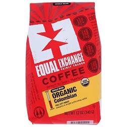 Equal Exchange Organic Coffee, Colombian, Whole Bean, 12-Ounce
