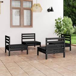 vidaXL Solid Pinewood Garden Loungesett