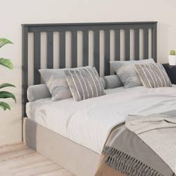 vidaXL grey, 166 Pine Bed Sänggavel