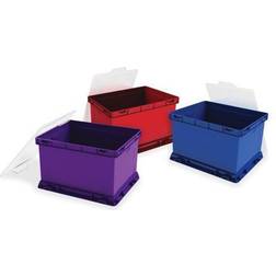 Storex 3 Piece Cube Bins Basket