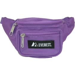Everest Kids' Fabric Adjustable Organizer Waist Pack, Purple