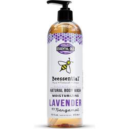 Natural Body Wash, Lavender, Sulfate-Free Bath and Shower Gel Essential