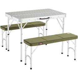 Coleman Furniture Pack-Away Table for 4 Silver