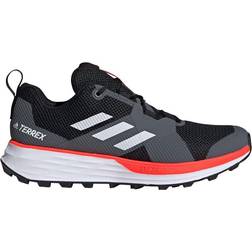 Adidas Terrex Two Trail - Core Black/White/Solar Red