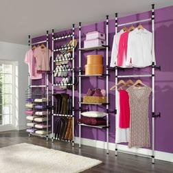 vidaXL Telescopic Wardrobe System Kleshenger