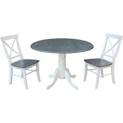 International Concepts Dual Drop Leaf Dining Set