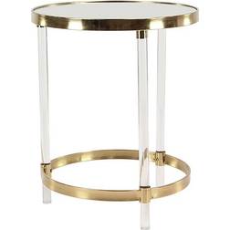 Litton Lane Harper & Willow Gold Contemporary Small Table