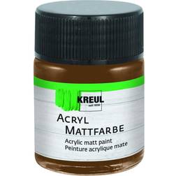 Kreul Acryl Mattfarbe dunkelbraun 50 ml