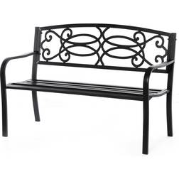 Gardenised Steel Garden Bench