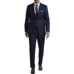 Calvin Klein Men's Slim Fit Suit Separates, Blue Birdseye, Regular