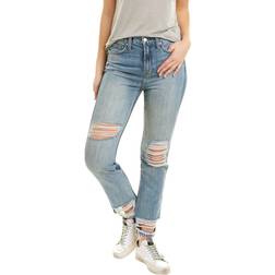 7 For All Mankind Seamed 50/50 Straight Jean