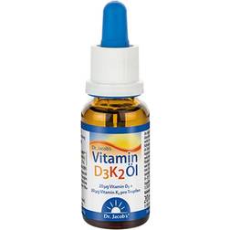 Jacob's Vitamin D3K2 Öl 800 IE D3 20 mcg K2