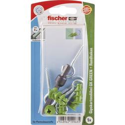 Fischer Gipskartondübel GK green RH 5